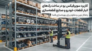 کاربرد سوپرفیکس یو در ساخت رک‌های انبار قطعات خودرو و صنایع قطعه‌سازی