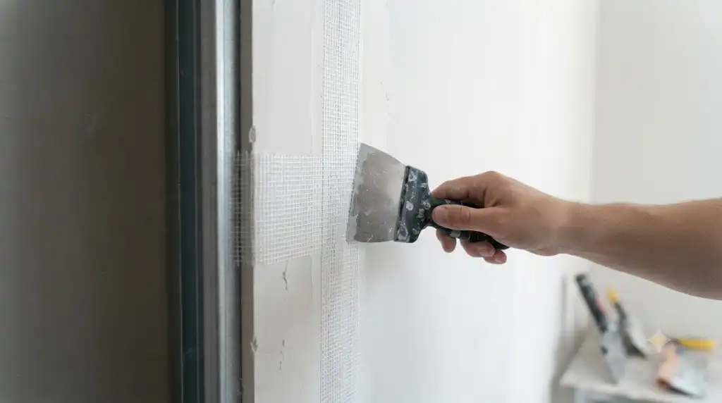 مهار استاندارد اتصالات لوله با سوپرفیکس یو قبل از گچ‌کاری