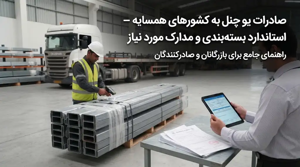 صادرات یو چنل به کشورهای همسایه؛ استاندارد بسته‌بندی و مدارک مورد نیاز