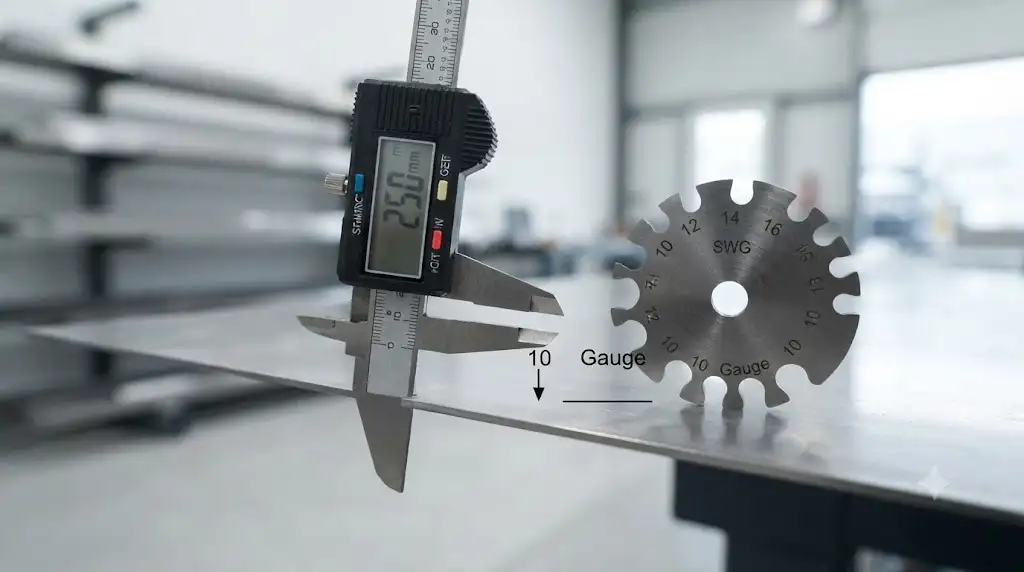 تبدیل ضخامت میلیمتر به Gauge فلزات