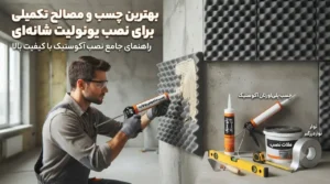 بهترین چسب و مصالح تکمیلی برای نصب یونولیت شانه‌ای